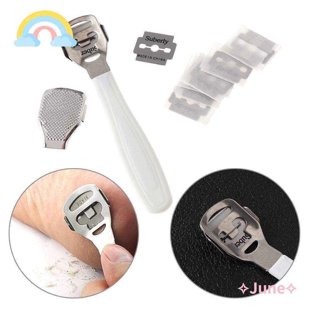 Set 2 Dụng Cụ Dũa Móng Chân Bằng Thép Không Gỉ Chăm Sóc Da Tiện Lợi