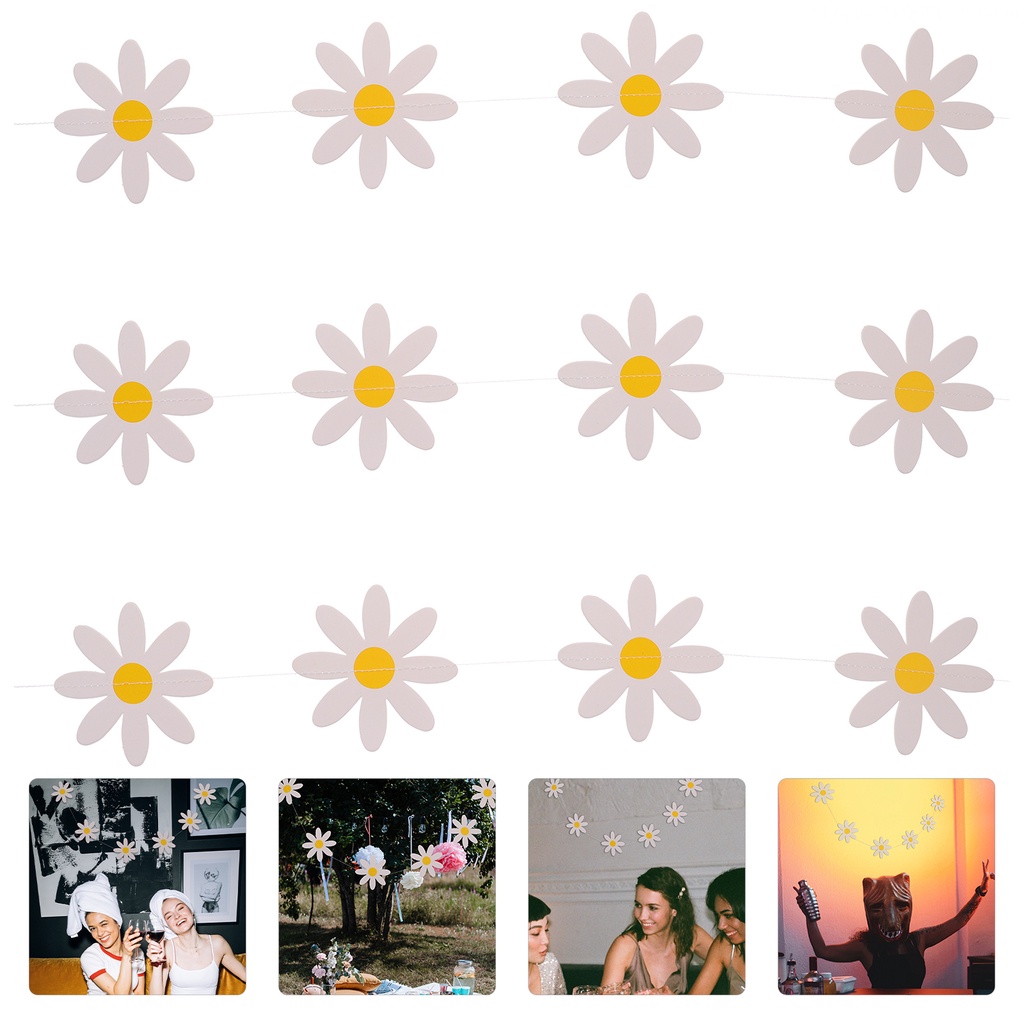 Set 3 Dây Cờ Treo Trang Trí Tiệc Cho Bé