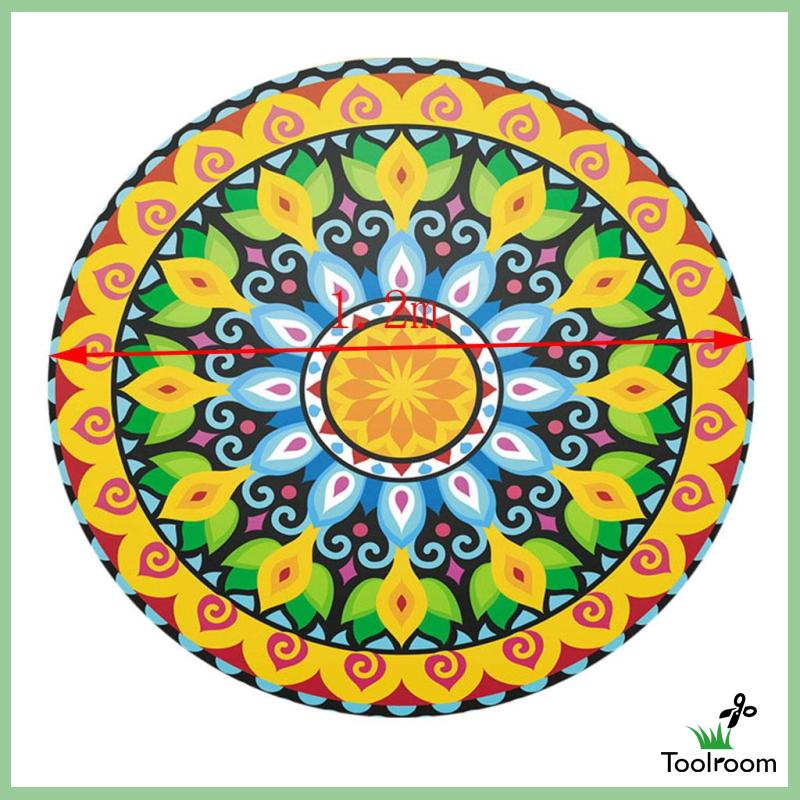 Vỏ Bọc Bàn Tròn Viền Co Giãn Chống Trượt Chống Thấm Nước # 1