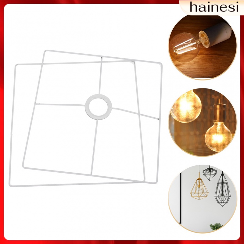 Giá Đỡ Bóng Đèn Hình Vuông Bằng Kim Loại Kiểu Cổ Điển Tiện Dụng