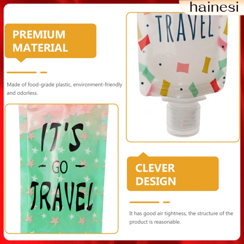 Set 4 Chai Rỗng Đựng Dung Dịch Chống Rò Rỉ Tiện Dụng Khi Đi Du Lịch