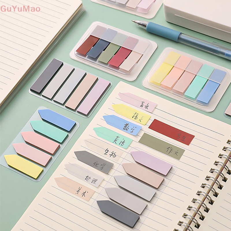 [cxGUYU] Set 100 Tờ Giấy Dán Ghi Chú Trong Suốt In Hình Lá Cờ Petpad Phong Cách Vintage Dễ Thương Sáng Tạo PRTA