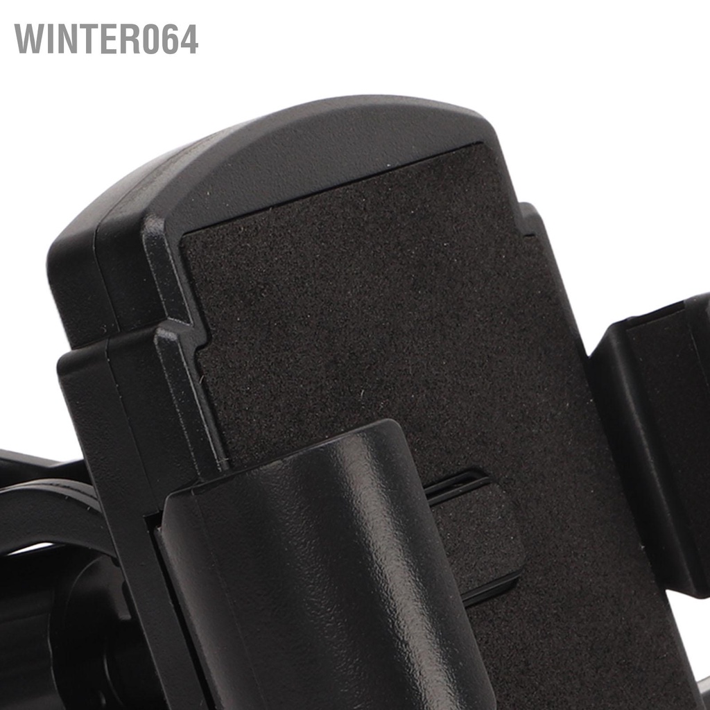 Winter064 Giá gắn điện thoại trên xe máy Kẹp tay lái có miếng đệm silicone lắp đặt nhanh cho di động 4 7‑6 7in