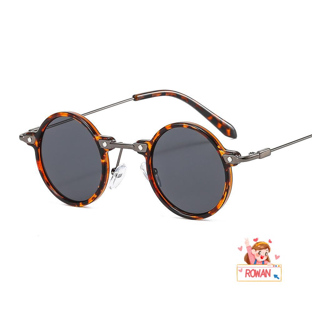 Kính Mát Gọng Tròn Nhỏ Nhiều Màu Sắc Dùng Lái Xe Cho Nam Và Nữ