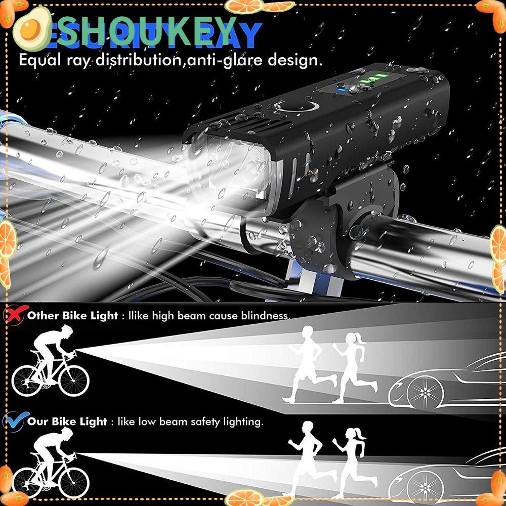 Đèn LED Siêu Sáng Chống Thấm Nước Sạc USB Dành Cho Xe Đạp