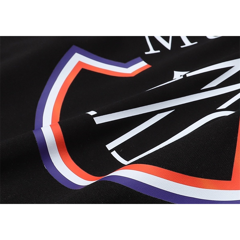 L &amp; V Áo Thun Bóng Rổ Tay Ngắn In Logo Thỏ Phun Kỹ Thuật Số Phiên Bản Giới Hạn 88 Mới Cho Nam Và Nữ