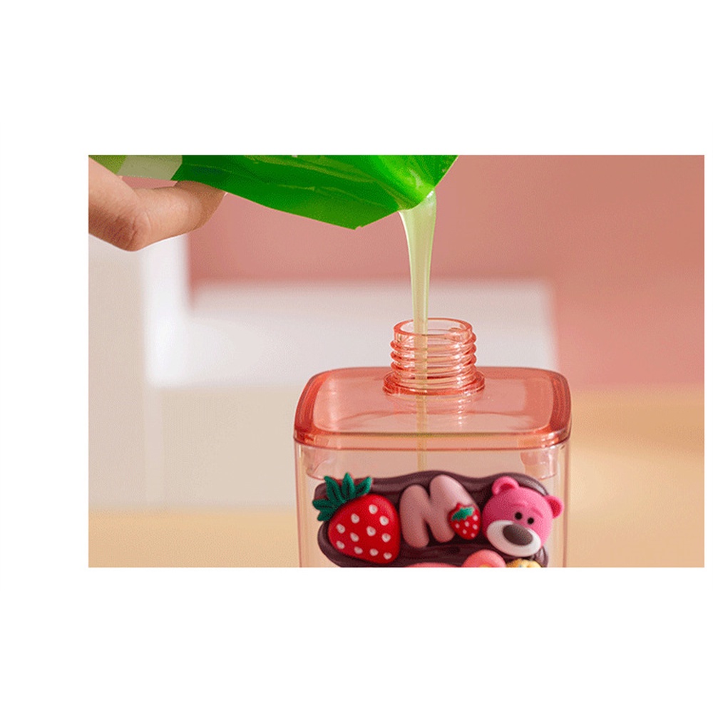 420ml xà phòng lỏng bơm chai Disney riêng biệt đóng chai phim hoạt hình in Nhựa Lotion bóp chai cho gel tắm/dầu gội đầu