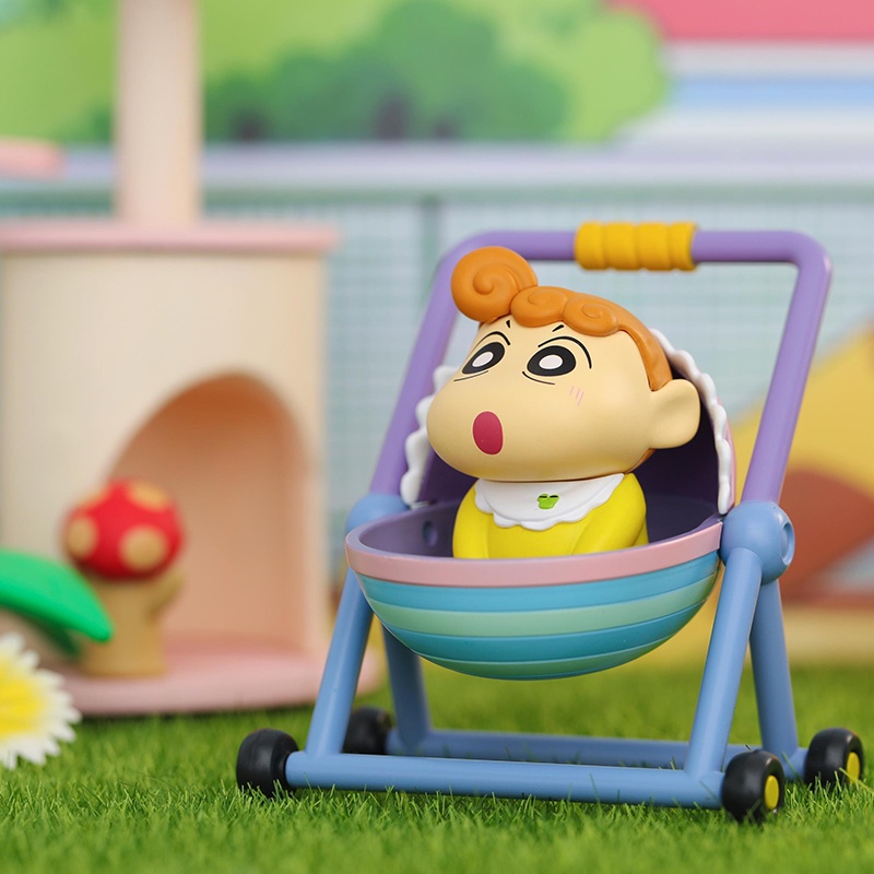 ★Hgtoys★ Set 52 Mô Hình Búp Bê Shin-Chan Trang Trí Xe Hơi