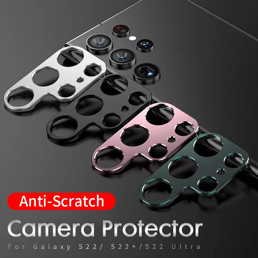 Vòng Kim Loại Bảo Vệ Camera Sau Cho Samsung Galaxy S23 Ultra A24 A34 A54 A14 A13 A23 A33 A53 A73 Z Fold4 3