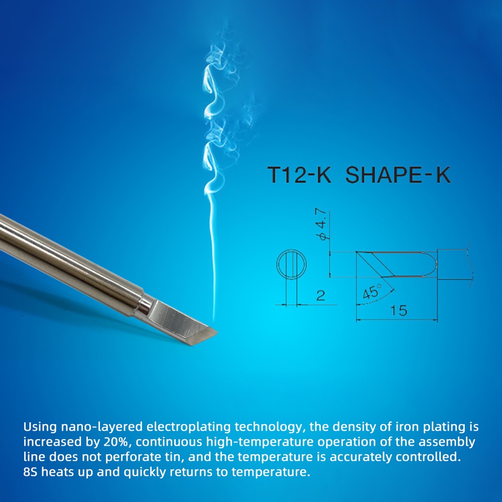 RIRIHI Đầu Hàn Sắt T12 T12-K T12-KF T12-K T12-KR T12-KU Chuyên Dụng