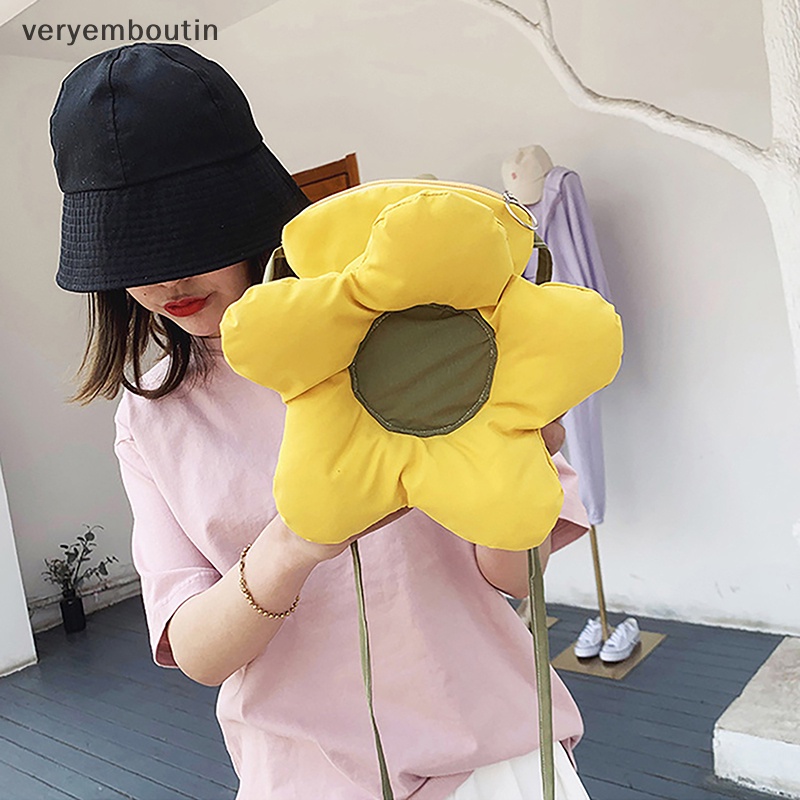 Túi Đeo Chéo Vai Hình Hoa Hướng Dương Dễ Thương Thời Trang Dành Cho Bạn Gái n