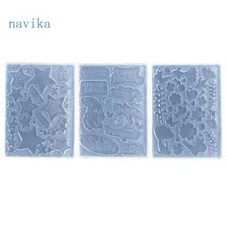 Khuôn Silicone Đổ Resin Hình Ngôi Sao Lắc Đầu