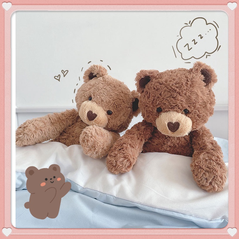 Đồ chơi nhồi bông Hình Gấu Nâu Mềm Mại Dễ Thương