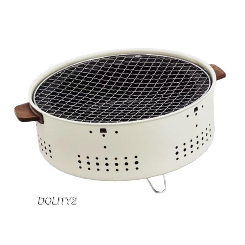 [Dolity2] Vỉ Nướng Bbq Để Bàn Nhỏ Gọn Thiết Thực Cho Hoạt Động Ngoài Trời