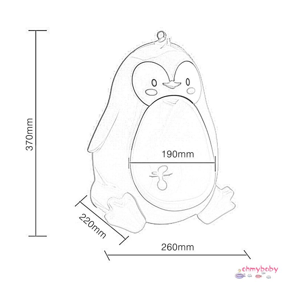 [InStock] Hoạt Hình Chim Cánh Cụt Dễ Thương Bô Tiểu Vệ Sinh Đứng Phòng Tắm Trẻ Em Đi Huấn Luyện Cho Bé Trai Từ 8 Tháng Đến 6 Tuổi [Z/7]