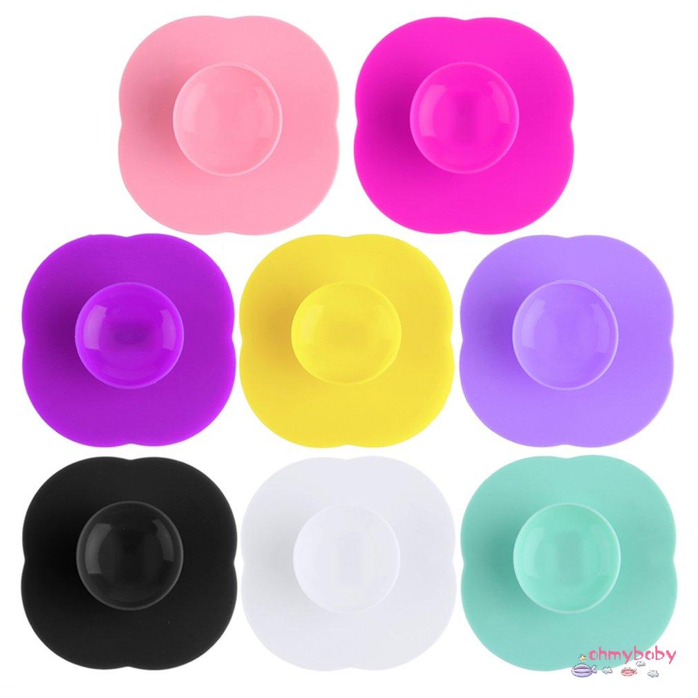 [OMB] Chuyển Động Tròn Cọ Trang Điểm Silicone Bụi Giặt Chà Ban Vệ Sinh Thảm Lót 9Cm X Dùng Cho Gia Đình Và Du Lịch [Z/1]