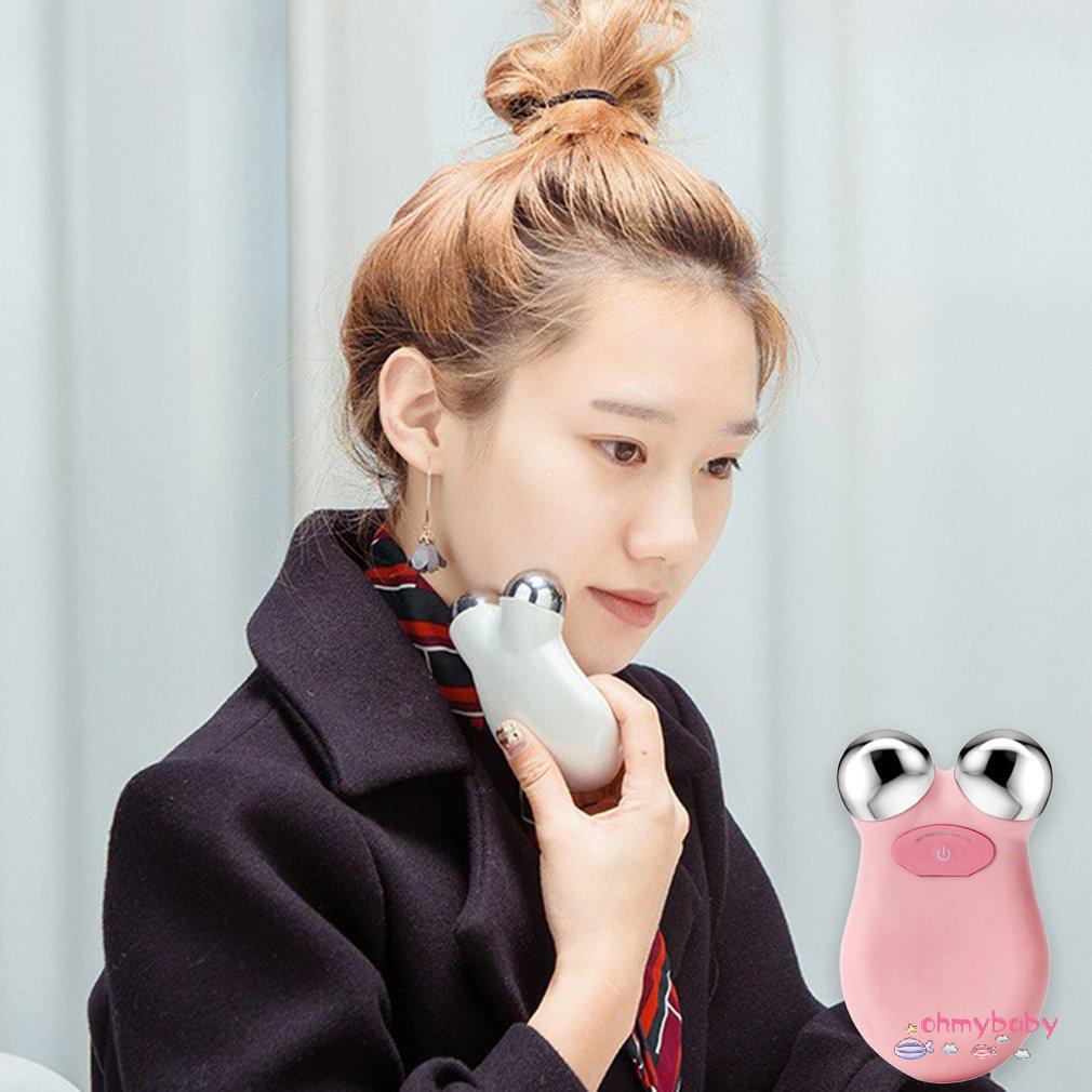 [Ready] Chăm Sóc Da Mặt Dụng Cụ Nâng Cơ Xoay 360 Microcurrent Máy Massage Chống Lão Hóa Loại Bỏ Nhăn Lông Mi Giả [Z/15]