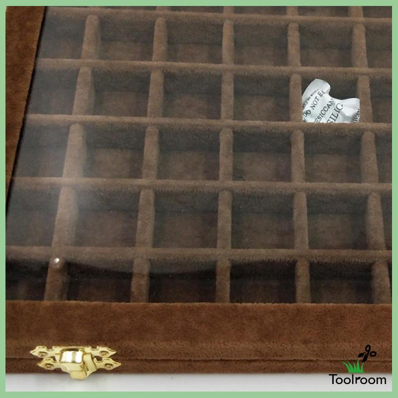 Giá Đỡ Trưng Bày Trang Sức Bằng Nhung 12 / 12 Ngăn