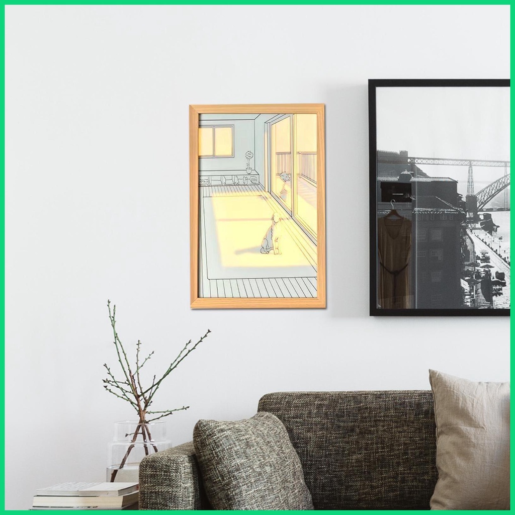 Khung Tranh Vẽ Có Thể Điều Chỉnh Ánh Sáng Độc Đáo Trang Trí Nội Thất