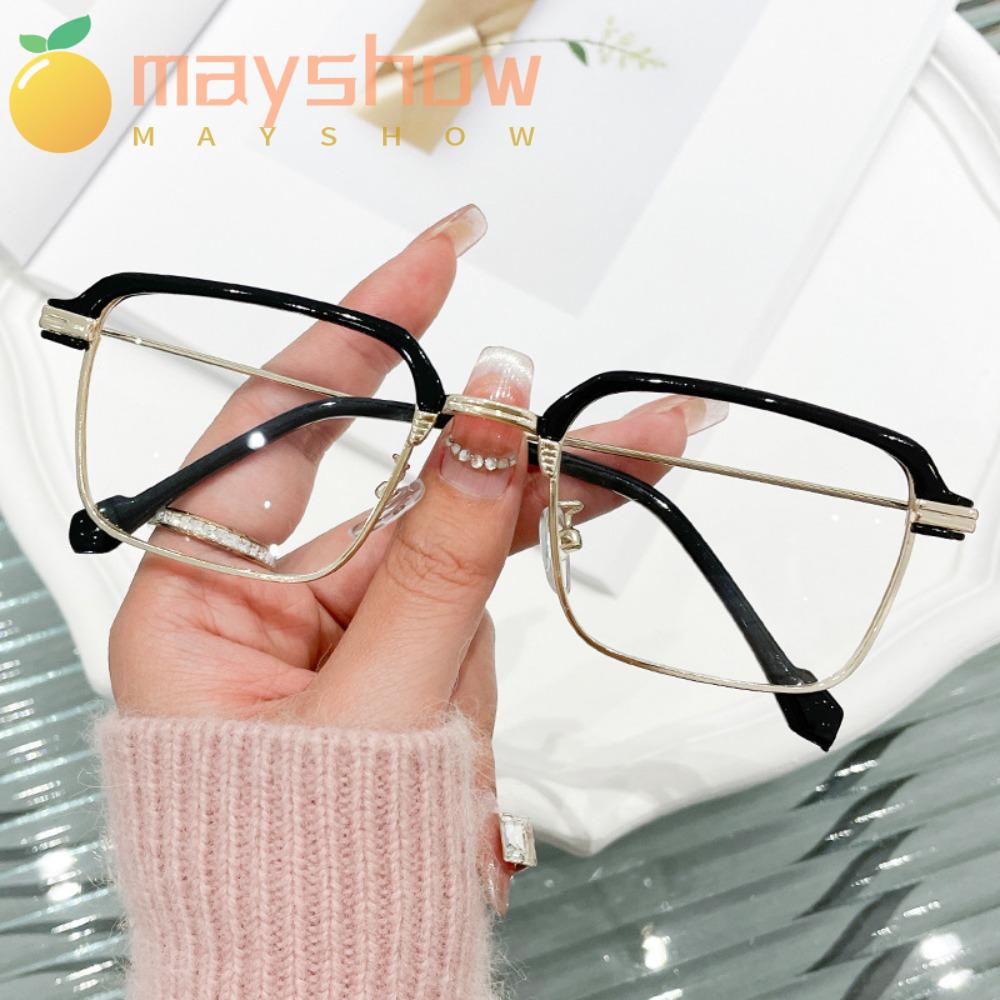 Kính Đọc Sách Nửa Gọng Kim Loại Thoải Mái Chống Ánh Sáng Xanh Cho Nam Và Nữ