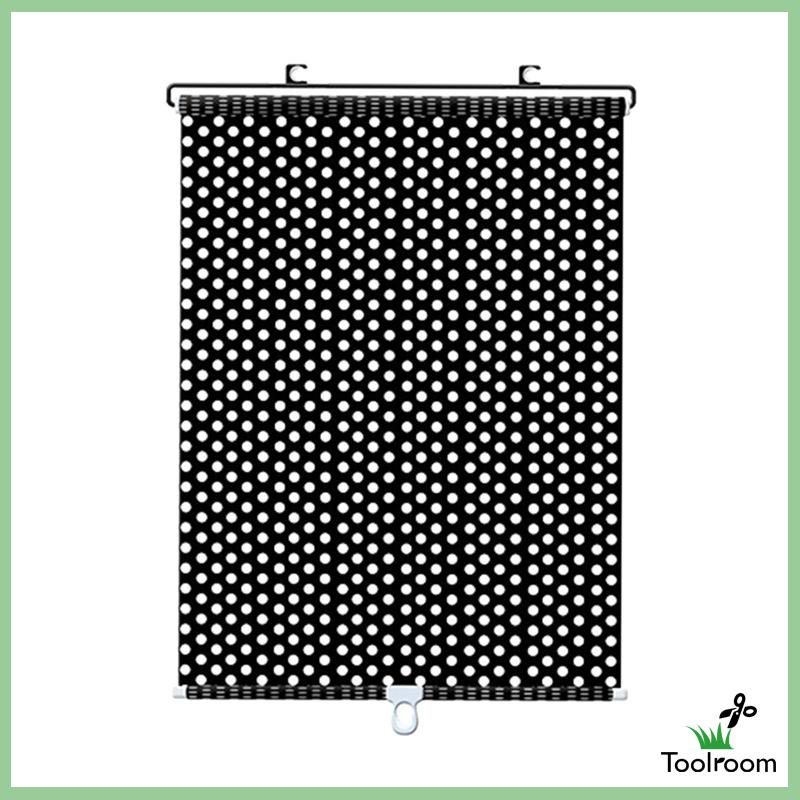 Rèm Cuộn Che Nắng Màu Đen Kích Thước 40x125cm Tiện Dụng Cho Nhà Hàng / Phòng Tắm