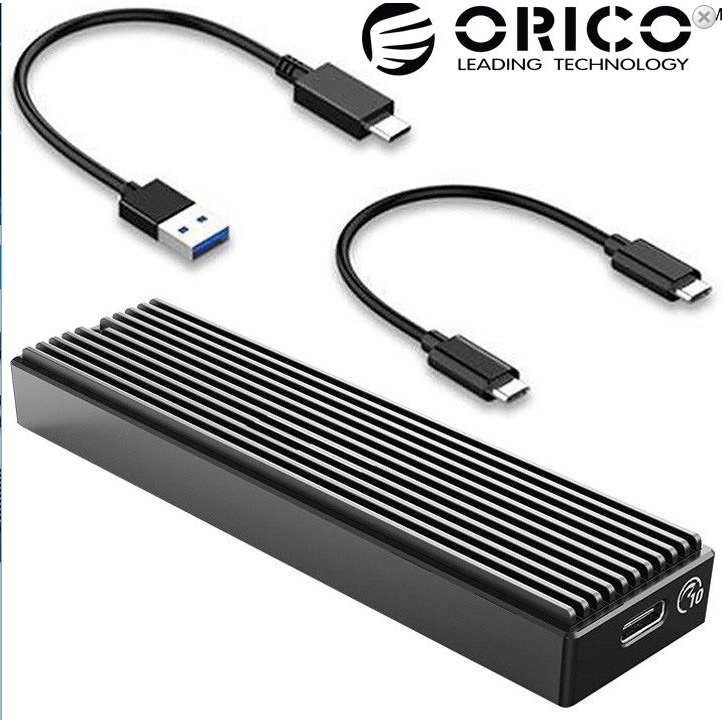 Box đựng ổ cứng SSD M2. Box M2 NVMe Orico m2pv-C3 usb 3.1 TypeC (có tản nhiệt nhôm)