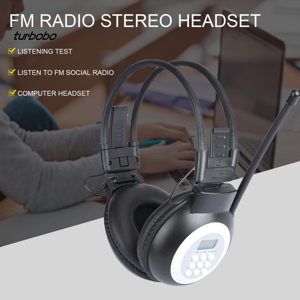 Tai Nghe Chụp Tai Bluetooth Không Dây 50-108MHz HRD-308S Có Thể Gấp Gọn Tiện Dụng Cho Học Sinh