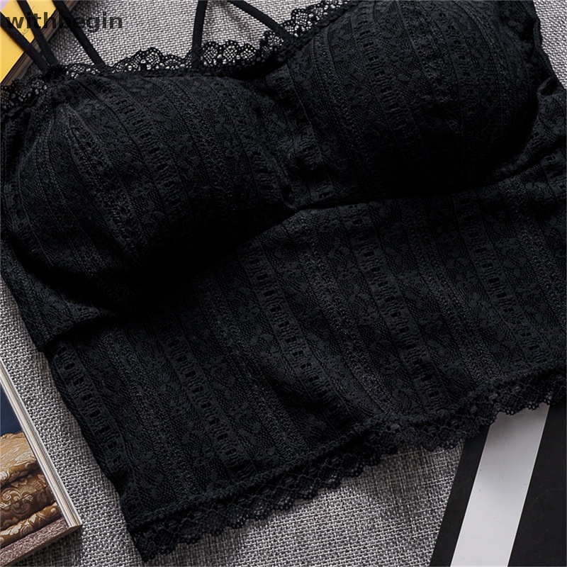 Áo Ngực Dạng Quấn Màu Trơn Phối Ren Quyến Rũ Thời Trang Cho Nữ