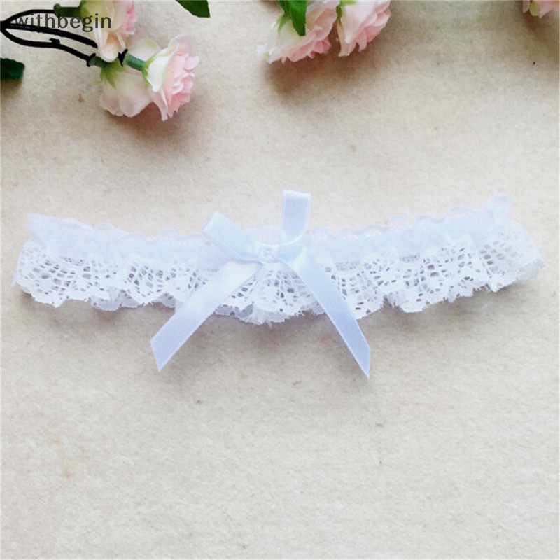 Thắt Lưng Phối Ren Co Giãn Thắt Nơ Đeo Chân Cho Cô Dâu Trong Tiệc Cưới