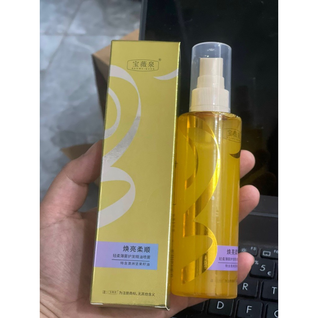 Tinh Dầu Dưỡng Tóc Baoweiquan 100ml Nuôi Dưỡng Tóc Mềm Mượt, Phục Hồi Hư Tổn