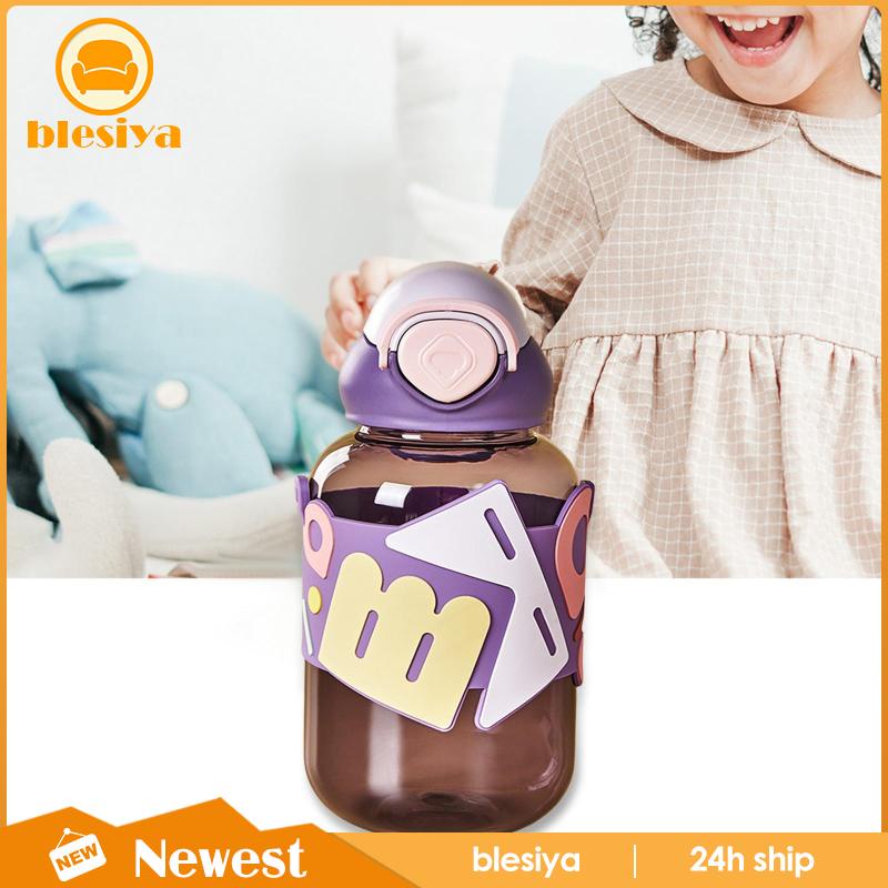 Bình Nước Chống Tràn In Họa Tiết Hoạt Hình Dễ Thương Cho Bé