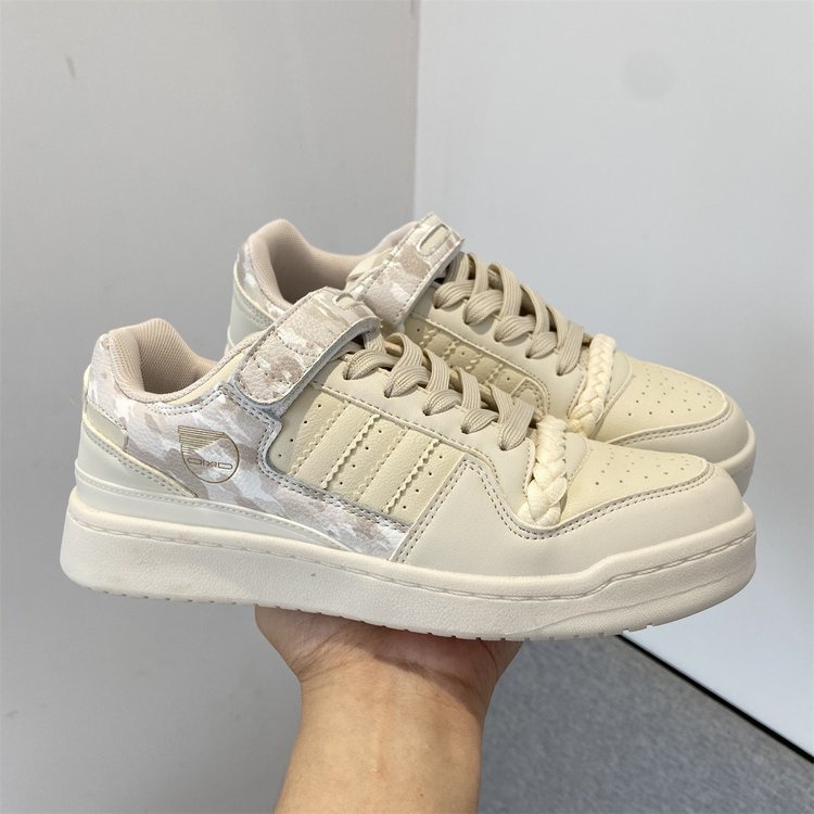 Giày Thể Thao Đế Bằng Chống Mòn Thời Trang Phong Cách retro Cho Nữ