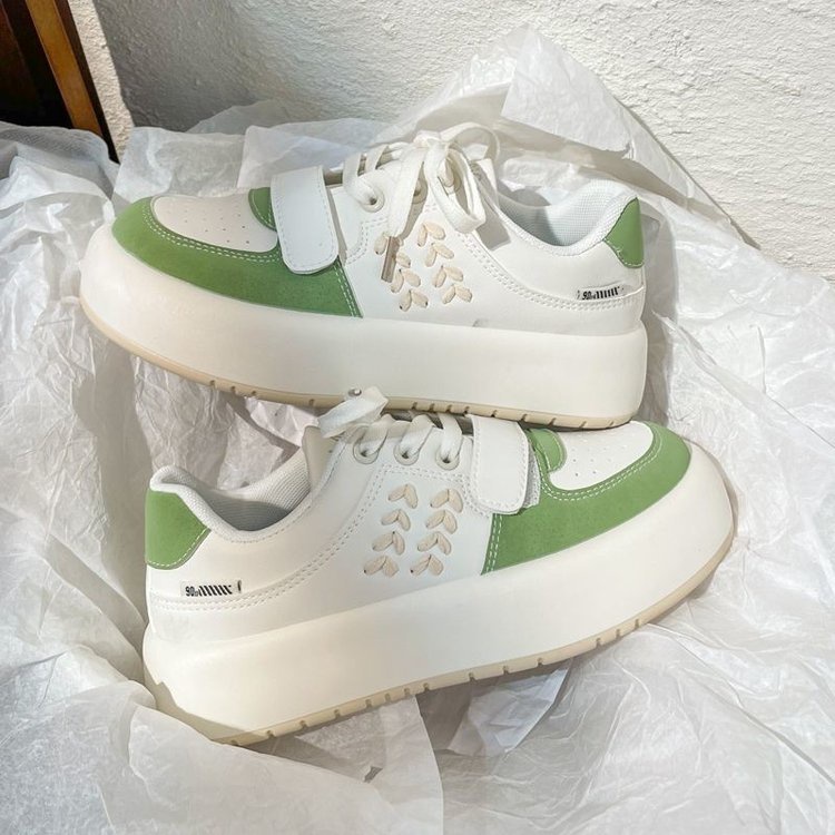 Giày Thể Thao Khóa Dán Thời Trang Năng Động Dành Cho Nữ