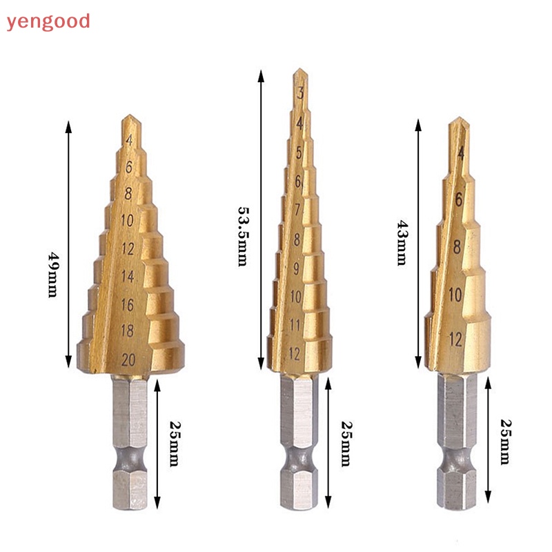 Bộ Mũi Khoan Thẳng Bằng Titan Chuyên Dụng Cho Đục Lỗ Gỗ