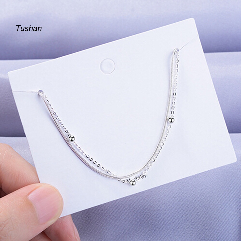 Vòng Tay Hạt Tròn Hai Lớp Phong Cách Vintage Nữ Tính