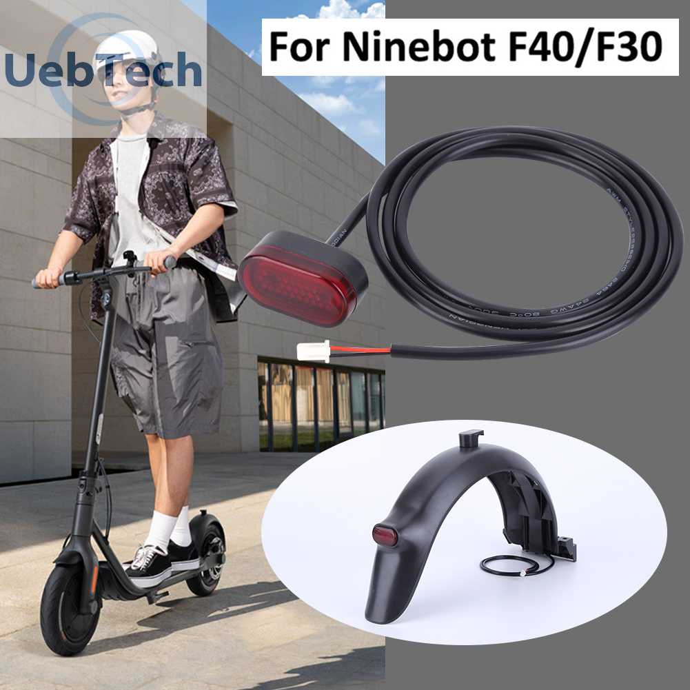Đèn LED Cảnh Báo An Toàn Phía Sau Kèm Dây Cáp Dành Cho Xe Đạp Ninebot F30 F40