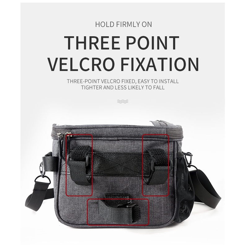 Túi Đựng Điện Thoại Chống Thấm Nước Có Thể Chạm Màn Hình Cảm Ứng Gắn Khung Trước Xe Đạp