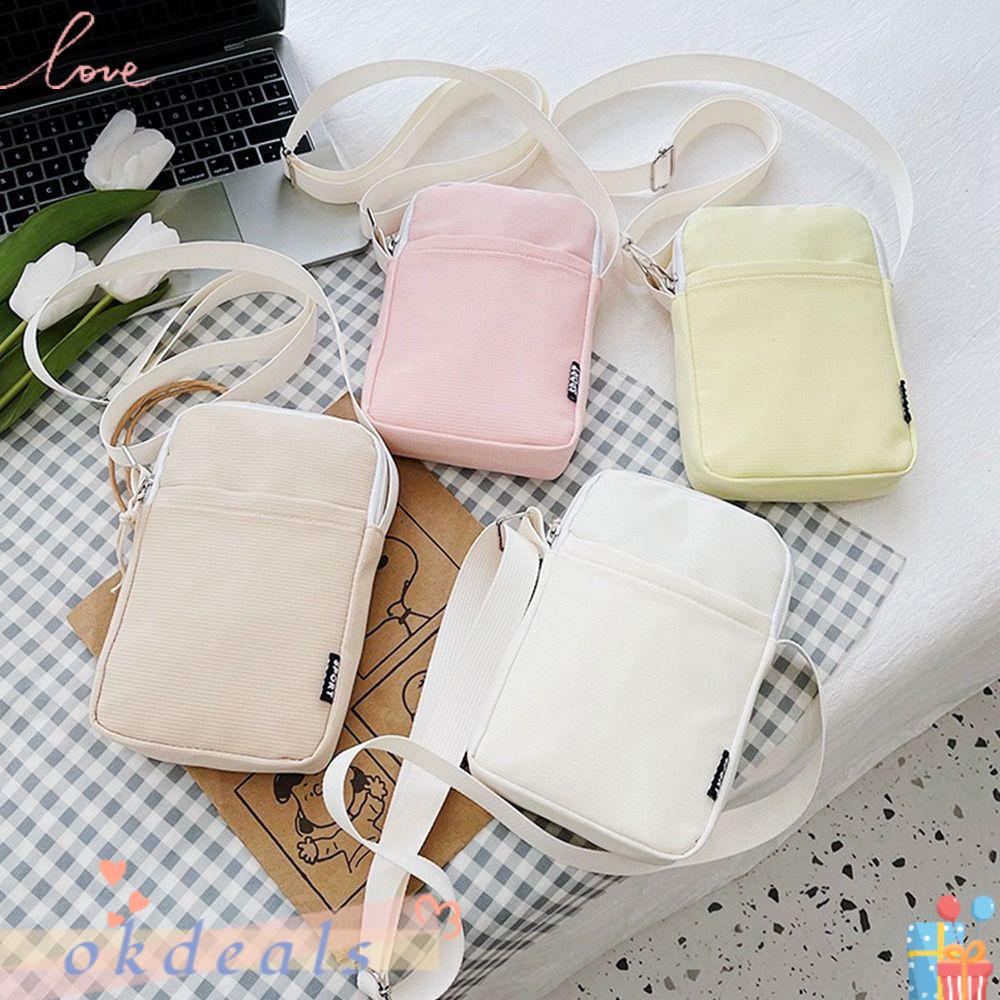 Túi Xách Đeo Vai Có Khóa Kéo Kiểu Dáng Đơn Giản