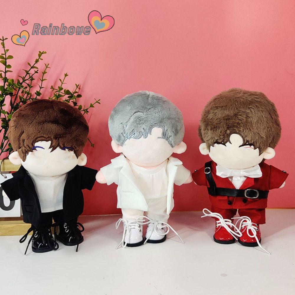 Bộ Đồ Thời Trang Vải Cotton Màu Cầu Vồng 20cm Xinh Xắn Cho Búp Bê