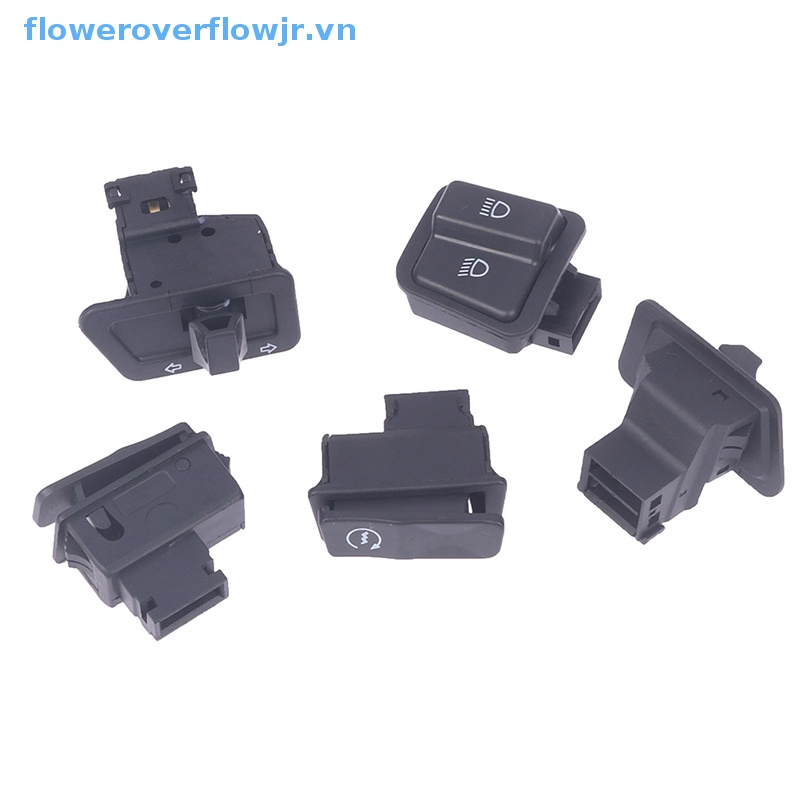 Set 5 Công Tắc Khởi Động Đèn Xi Nhan / Còi Chuyên Dụng Cho Xe Mô Tô