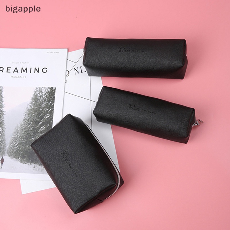 Bóp Viết Giả Da Màu Đen Sức Chứa Lớn Tiện Lợi Cho Nữ