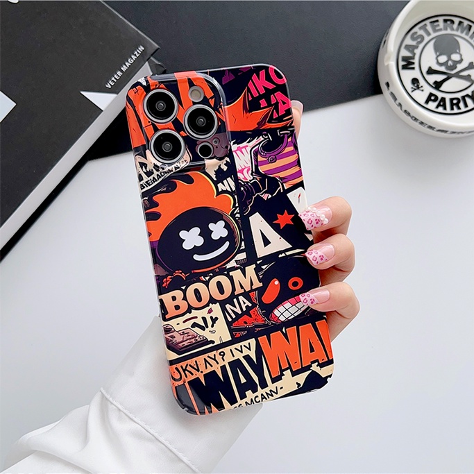 Ốp Điện Thoại Họa Tiết Graffiti Cho iPhone 14Pro 11Pro Plus 14 Promax1213 Pro 14Pro 1114iPhone Pro 1411 MaxiPhoneMax11 MDI8