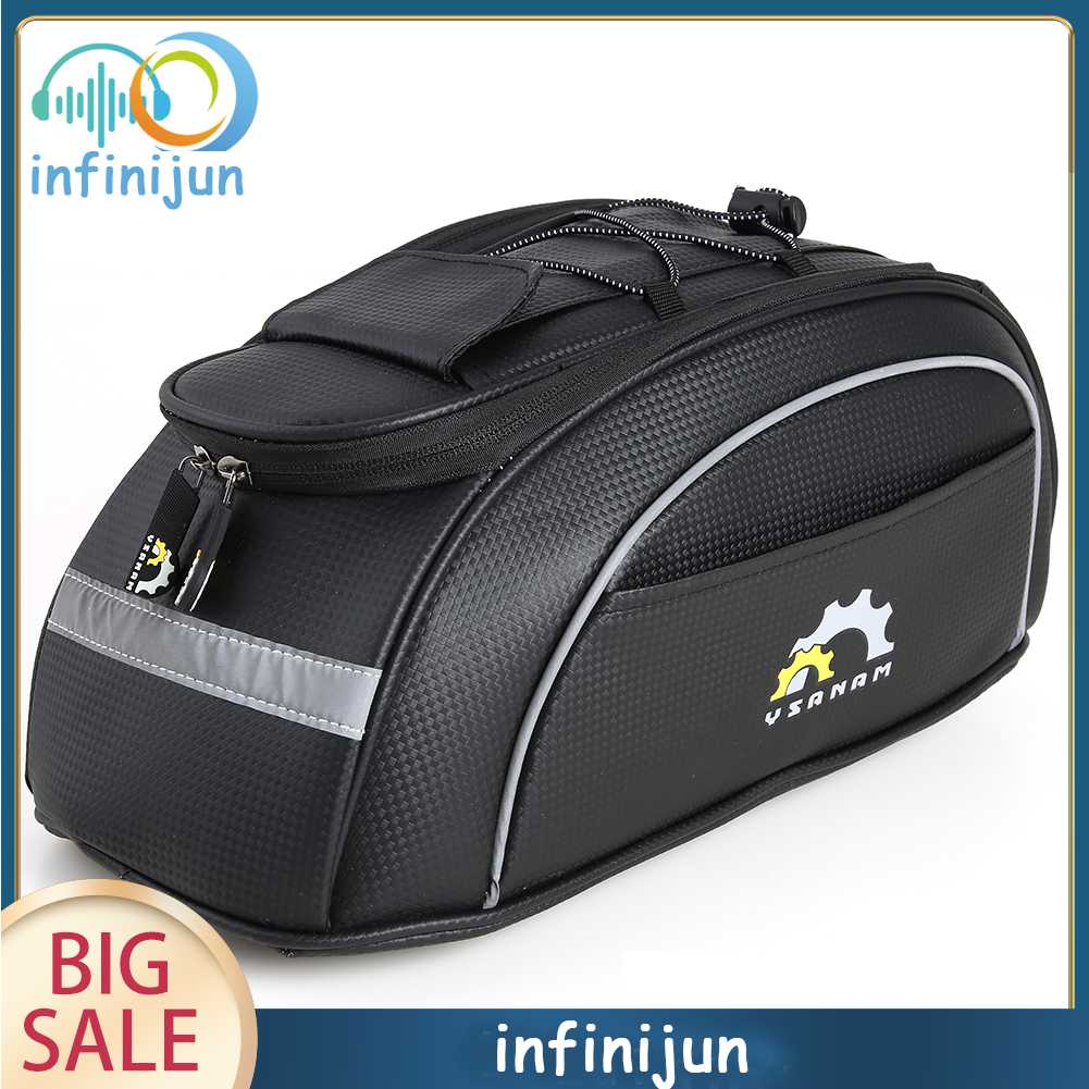 Túi Đựng Đồ Dùng Bằng Sợi Carbon Phản Quang Chống Thấm Nước Tiện Dụng Cho Xe Đạp