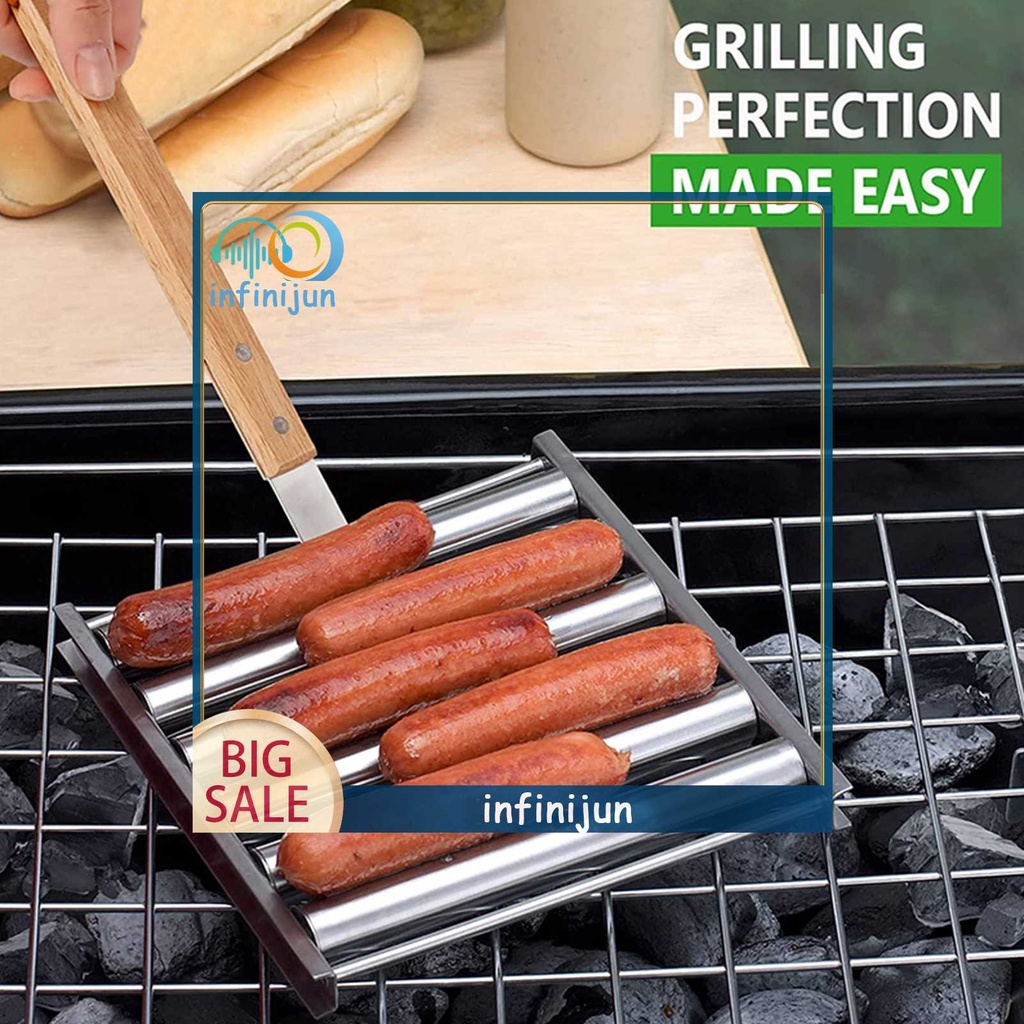 Giá Đỡ Xúc Xích Chịu Nhiệt Tiện Lợi Dành Cho Tiệc Nướng BBQ