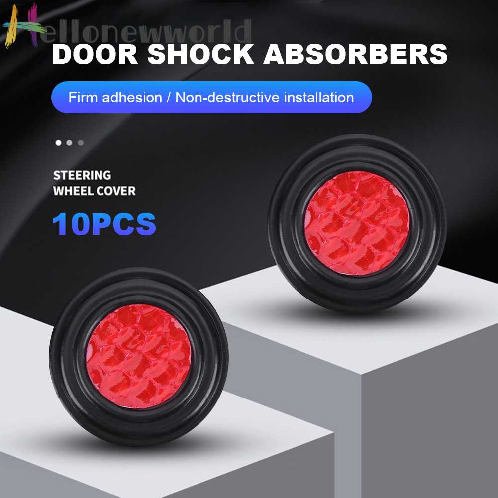 Bộ 10 Miếng Dán Phản Quang Chống Va Chạm Cho Cửa Xe Hơi