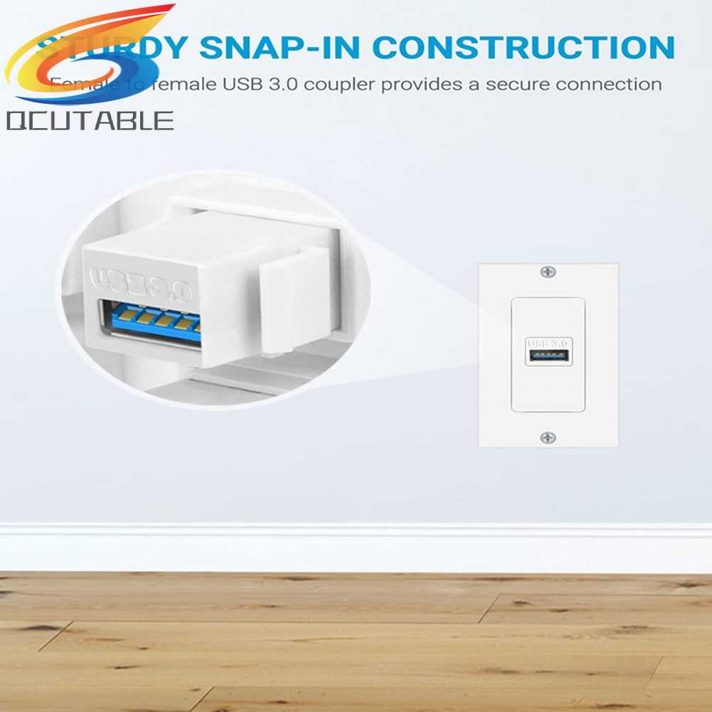 Giắc Cắm Chuyển Đổi USB 3.0 Keystone Female Sang Female