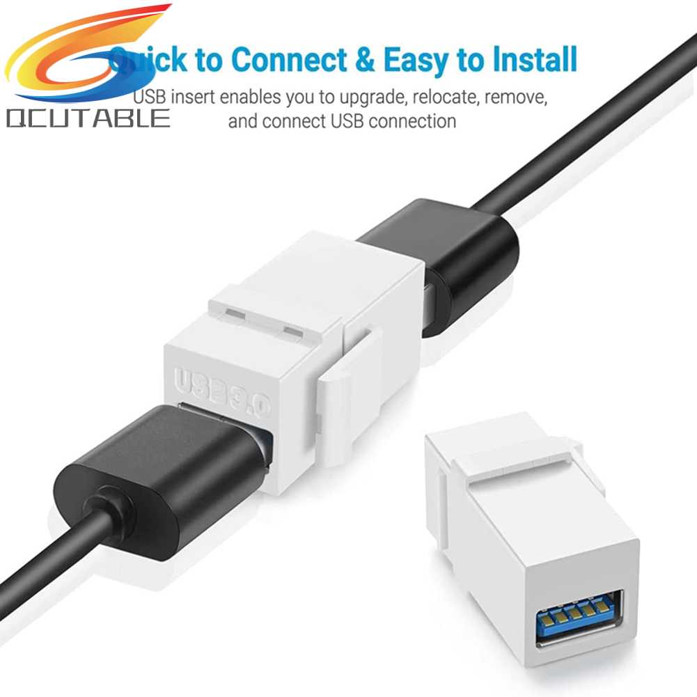 Giắc Cắm Chuyển Đổi USB 3.0 Keystone Female Sang Female