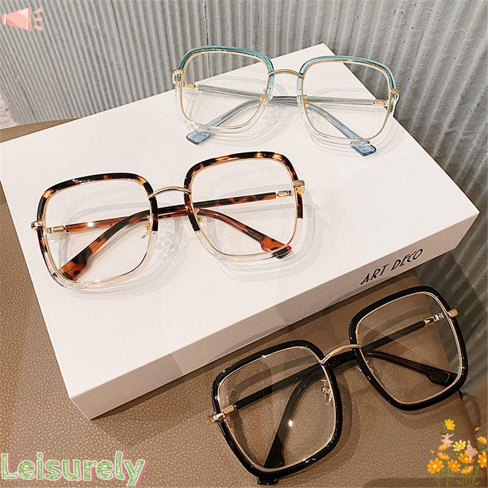 Kính Mát Gọng Vuông Chống Tia UV Phong Cách Retro Thời Trang