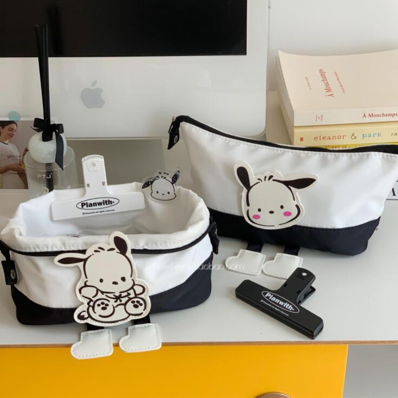 Sanrio Đựng Dung Tích Lớn Kuromi Sinh Viên Bút Chì Hộp Văn Phòng Phẩm Lật Túi Bút Màu Cao Giá Trị Lưu Trữ Túi Đựng Mỹ Phẩm miyia