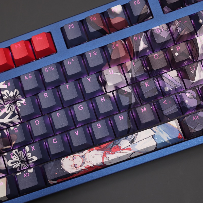 Clara Keycaps Cherry Profile Anime Honkai Star Rail PBT Dye Sub Bàn Phím Cơ Keycap